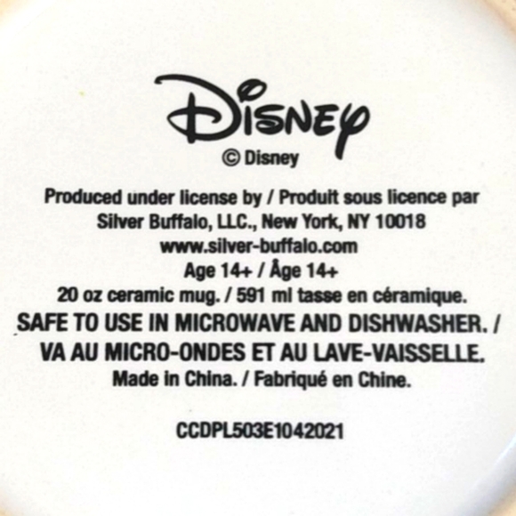 DISNEY MICKEY MOUSE NWOT LOVE UNITED MUG  SIZE 20oz - Picture 5 of 6